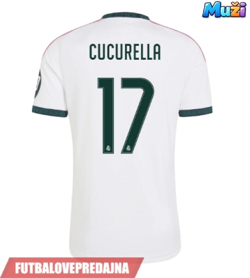 Lacne Muži Futbalové dres Real Madrid Marc Cucurella #17 2026-27 Krátky Rukáv - Domáci
